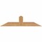 Ekena Millwork Portland Smooth Timber Gable Bracket, Western Red Cedar, 36"W x 9"H x 1 1/2"D x 3 1/2"F, 6/12 Pitch GBW036X09X0204POR00SWR - alternate 1